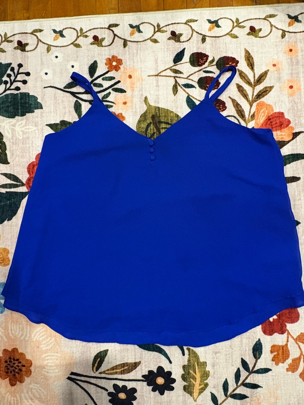 torrid Cobalt Blue V-Neck Spaghetti Strap Cami